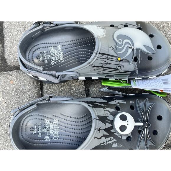 Disney Parks Nightmare Before Christmas Jack Zero Adult Clogs Crocs Size M7/W9 - Picture 6 of 12